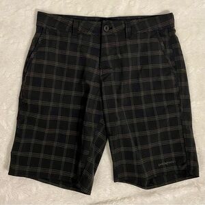 Patagonia Cienega Plaid Shorts Men’s Size 32 Button-Fly Nylon-Blend